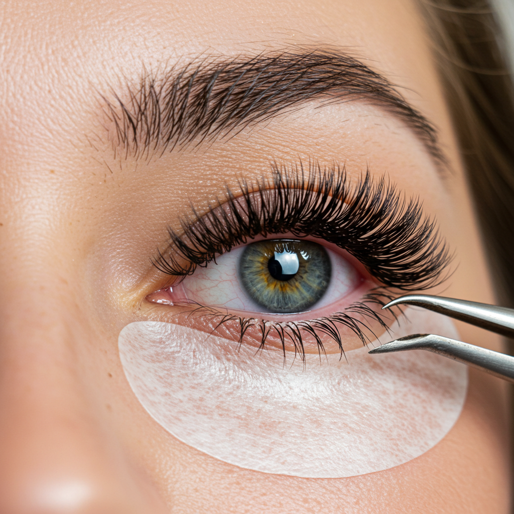 Eyelashes technique for beginners